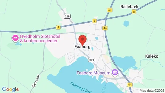 Kontorlokaler til salg i Faaborg - kort over placeringen