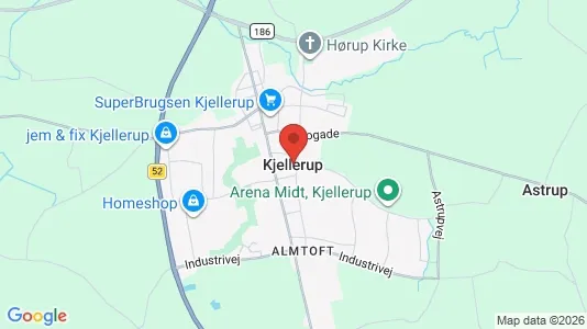 Boligudlejningsejendomme til salg i Kjellerup - Foto fra Google Street View