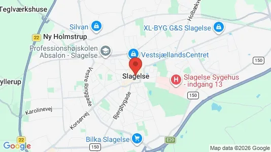 Erhvervsgrunde til salg i Slagelse - Foto fra Google Street View