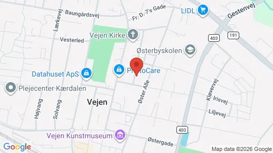 Boligudlejningsejendomme til salg i Vejen - Foto fra Google Street View