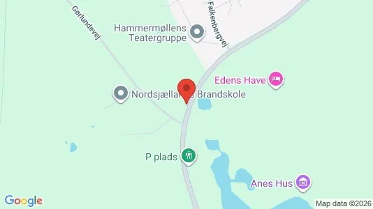 Erhvervsgrunde til salg i Ålsgårde - kort over placeringen