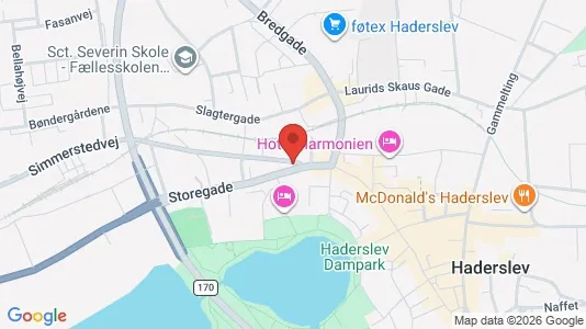 Erhvervslejemål til salg i Haderslev - Foto fra Google Street View