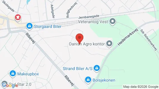 Erhvervsgrunde til salg i Bramming - Foto fra Google Street View