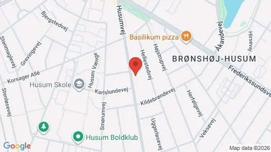 Boligudlejningsejendomme til salg i Brønshøj - kort over placeringen
