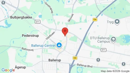 Restaurantlokaler til salg i Ballerup - kort over placeringen