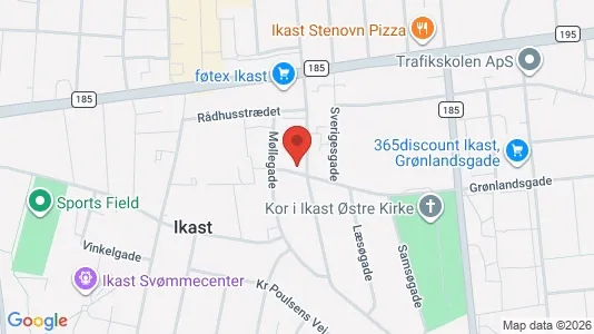 Kontorlokaler til salg i Ikast - Foto fra Google Street View