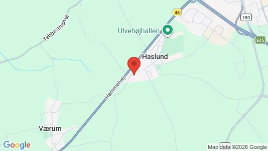 Erhvervsgrunde til salg i Randers SV - kort over placeringen
