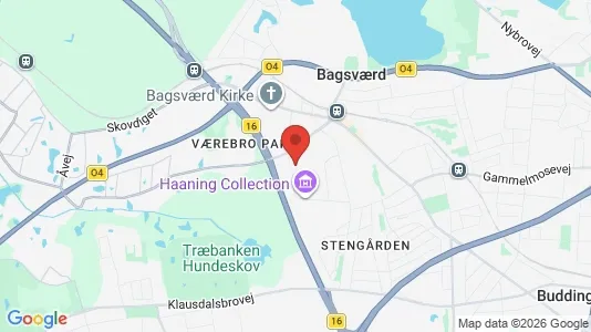 Butikslokaler til salg i Bagsværd - kort over placeringen
