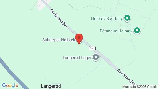 Lagerlokaler til salg i Holbæk - kort over placeringen