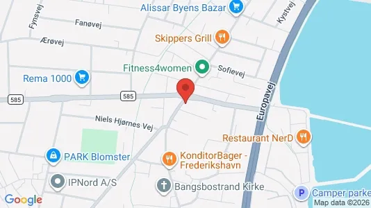 Kontorlokaler til salg i Frederikshavn - Foto fra Google Street View
