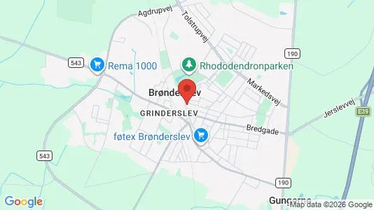 Butikslokaler til salg i Brønderslev - Foto fra Google Street View