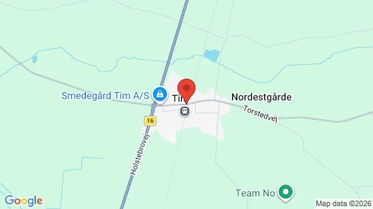 Hoteller til salg i Tim - kort over placeringen