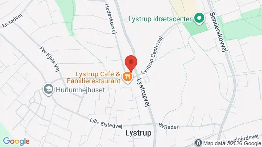 Erhvervslejemål til salg i Lystrup - kort over placeringen