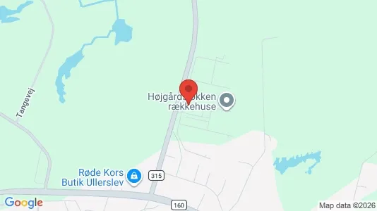 Boligudlejningsejendomme til salg i Ullerslev - kort over placeringen