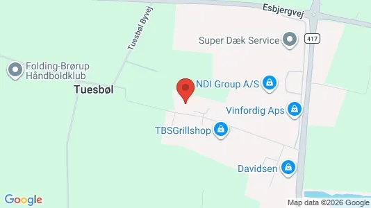 Lagerlokaler til salg i Brørup - Foto fra Google Street View