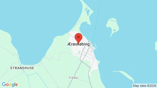 Kontorlokaler til salg i Ærøskøbing - kort over placeringen