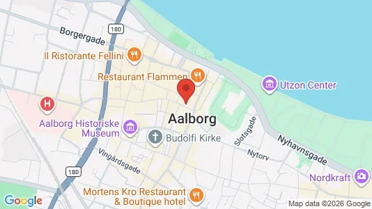 Erhvervslejemål til salg i Aalborg Centrum - kort over placeringen