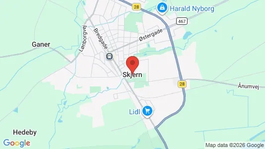 Kontorlokaler til salg i Skjern - Foto fra Google Street View